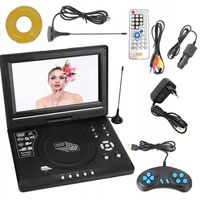 ODTWARZACZ DVD PRZENOŚNY TV FM USB GIER KONSOLA