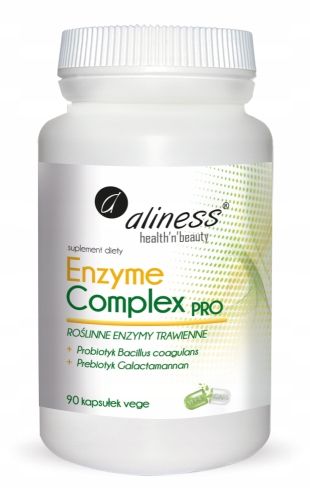 Aliness Enzyme Complex PRO ODCHUDZANIE ZAPARCIA 90 kapsułek na Arena.pl