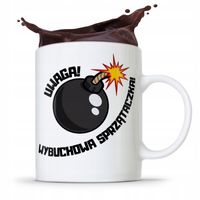 Dla Sprzątaczki Kubek Uwaga Bombowa Sprzątaczka Z Nadrukiem Ze Zdjęciem