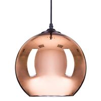 Wisząca lampa ball Glow ST-9021 - M COPPER-M Step klosz lustrzany miedziana