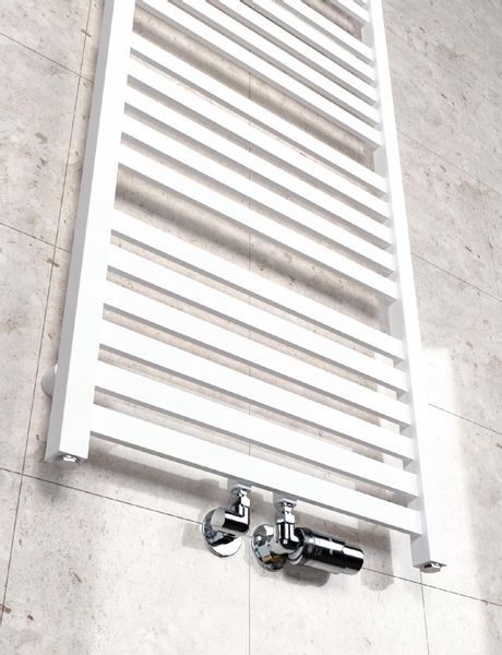 GRZEJNIK ŁAZIENKOWY PRIME-MID 1350/630 BIAŁY MAT zdjęcie 6