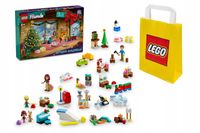 LEGO DISNEY PRINCESS 43253 KALENDARZ ADWENTOWY 2024 + LEGO TORBA ŚREDNIA