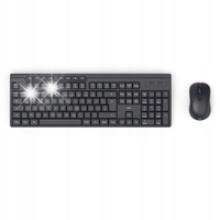 Zestaw klawiatura + mysz HAMA WKM-200 Czarny