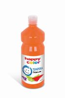 farba tempera 1000 ml happy color - pomarańczowa