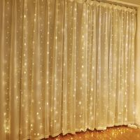 Kurtyna Ledowa (200 lampek LED) 3m x 2m WARM WHITE / CIEPŁY BIAŁY