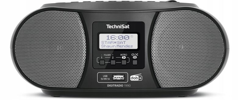 Radio sieciowe FM boombox DAB+ radioodtwarzacz CD USB Bluetooth minijack zdjęcie 2