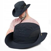 KAPELUSZ MĘSKI LETNI PAKO JEANS WĘDKARSKI WODOODPORNY PRZEWIEWNY UNI