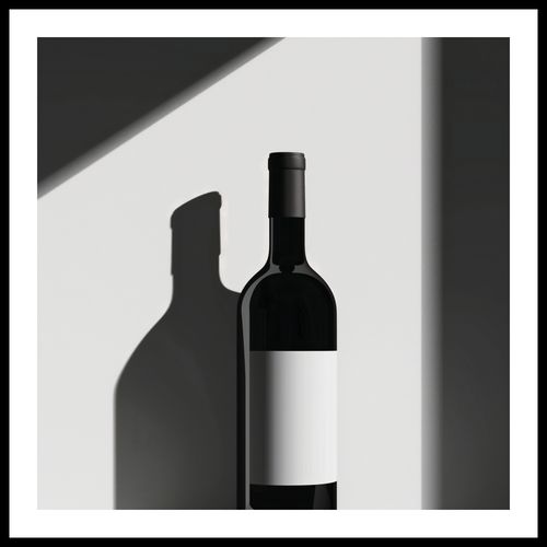 Plakat 50x50cm Butla Wina na Arena.pl