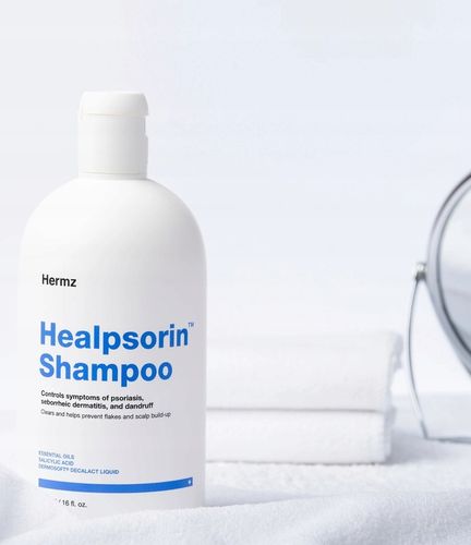 Healpsorin Dermz Szampon do Włosów 500 ml Łuszczyca ŁZS AZS Skóra Wrażliwa na Arena.pl