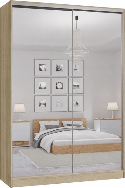 SZAFA PRZESUWNA STANDARD 120 x 250 SONOMA LUSTRO P zdjęcie 1