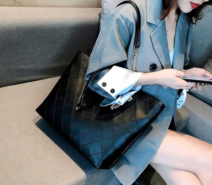 Czarna Damska Skórzana Pojemna Torba A4 Torebka zdjęcie 8