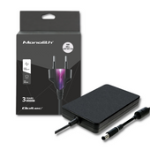 Qoltec Zasilacz do Dell 240W 19.5V 12.3A 7.4*5.0+ pin +kabel zasilający