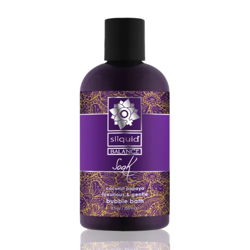 sliquid balance soak coconut papaya płyn do kąpieli 255 ml vegan na Arena.pl