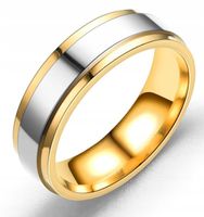 OBRĄCZKI ŚLUBNE Pierścionek STALOWY 5mm 316L r.22