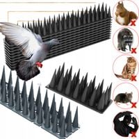 24X KOLCE NA PTAKI GOŁĘBIE 49 CM NA PŁOT BALKON DACH ZESTAW GĘSTE MOCNE