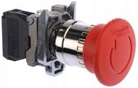 STOP AWARYJNY FI40 CZERWONY OBROTOWY METALOWY HARMONY SCHNEIDER XB4BS8442