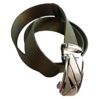 Pasek Męski Nylonowy Zielony 3,5cm Dł.120cm