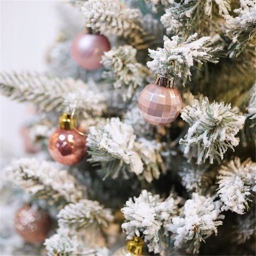 ZESTAW 33 BOMBEK CHOINKOWYCH 9 WZORÓW 3-4.3CM ZŁOTE ŚWIĄTECZNE OZDOBY na Arena.pl