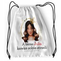 Plecak Dla Juli Sportowy Szkolny Worek Torba Z Nadrukiem Ze Zdjęciem