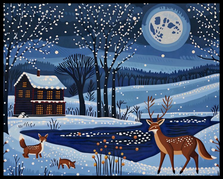 Plakat 76x60,5cm Przyszła Zima zdjęcie 2