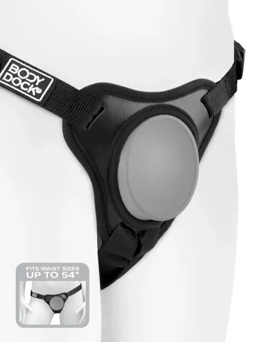 pipedream body dock elite mini - uprząż z regulacją, płyta dokująca 6,6 cm na Arena.pl