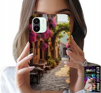 ETUI DO XIAOMI REDMI A1 - MALOWNICZA ULICZKA Z KAWIARNIĄ + SZKŁO