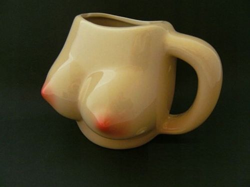 KUBEK ceramiczny PIERSI - cycki BIUST - dla faceta na Arena.pl