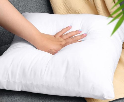 poduszka 80x80 cm antyalergiczna gładka mikrofibra biała silikon na Arena.pl