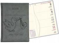 Kalendarz A6 2026 TYGODNIOWY TERMINARZ z grawerem prezent DLA POŁOŻNEJ