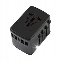 Adapter zasilania Travel 250V 6in1 4xUSB +USB-C