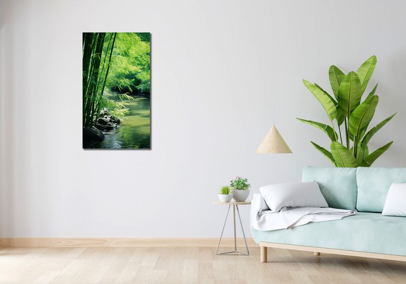 Obraz 50x90cm Spokój Bambusów zdjęcie 2