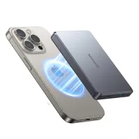powerbank joyroom jr-pbm08 pro 10000mah ultracienki - szary