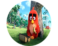 Opłatek na tort Angry Birds