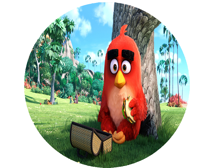 Opłatek na tort Angry Birds zdjęcie 1