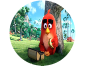 Opłatek na tort Angry Birds