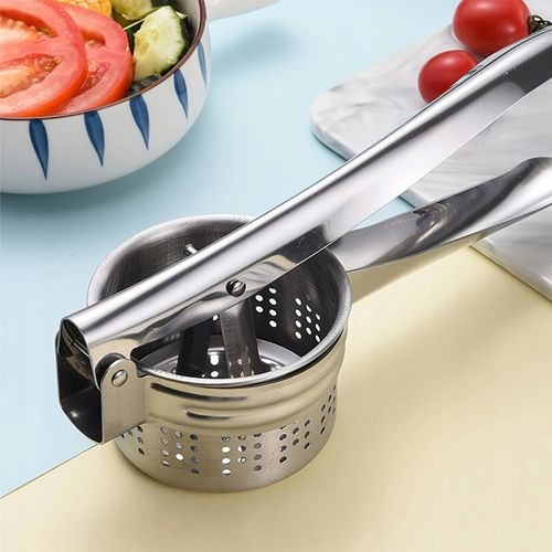 PRASKA DO ZIEMNIAKÓW WARZYW STAL NIERDZEWNA WYCISKARKA TŁUCZEK na Arena.pl