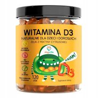 MYVITA Żelki Naturalne Witamina D3 120 szt.