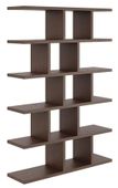 Duży regał z półkami, biblioteczka, 70x18x101 cm, wenge, mat | TYLETEGOTU