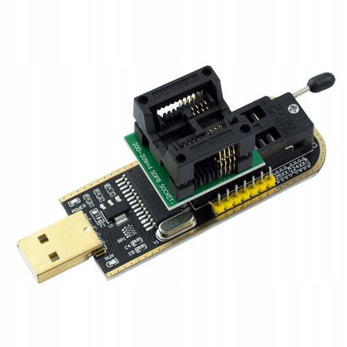 Duży zestaw programator EEPROM i Flash na CH341A I2C SPI Adapter Klips na Arena.pl