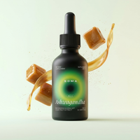 Ashwagandha KSM-66 Krople Karmel Witania Ospała Stres Sen Spokój SOMA