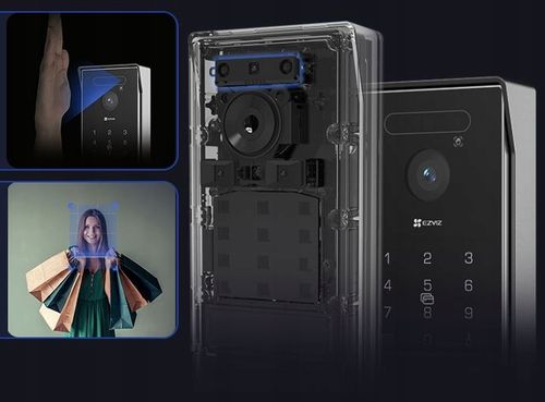 Wideodomofon WiFi EZVIZ HP7 PRO EZVIZ 2-Żyłowy 4K Furtka Brama Kod na Arena.pl