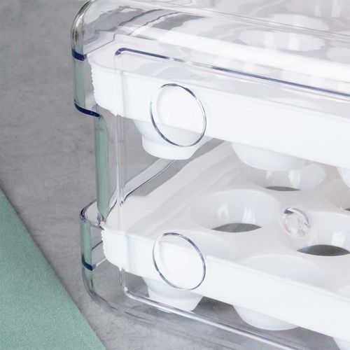 DWUPOZIOMOWY ORGANIZER POJEMNIK DO LODÓWKI NA 40 JAJEK 229164 na Arena.pl