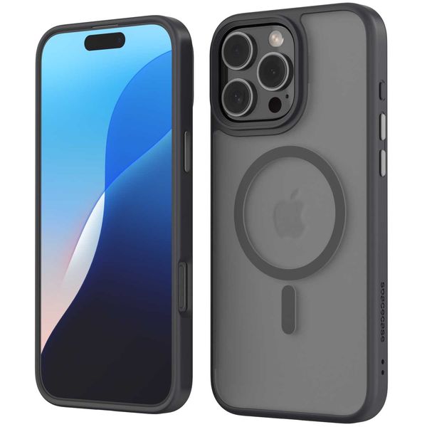 Spacecase Hybrid Mag Iphone 16 Pro Max Black zdjęcie 8