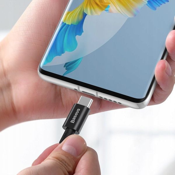 BASEUS SZYBKI KABEL USB C/USB C QC MOCNY 100W 1m zdjęcie 7