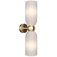 Lampa ścienna Antic MOD302WL-02W szklana złota biała