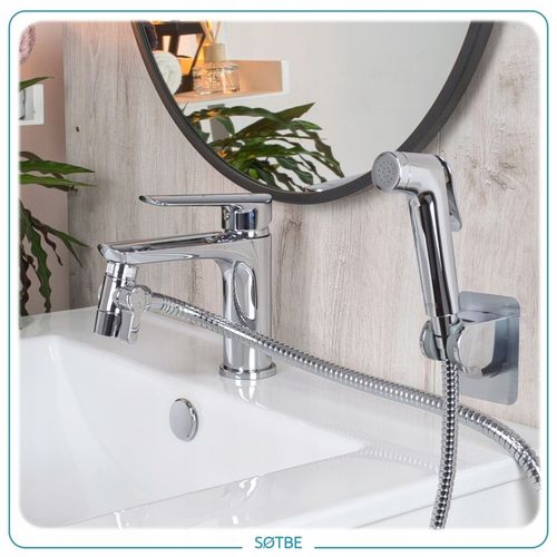 Zestaw bidetowy prysznic słuchawka wąż do baterii umywalkowej Bidetka na Arena.pl