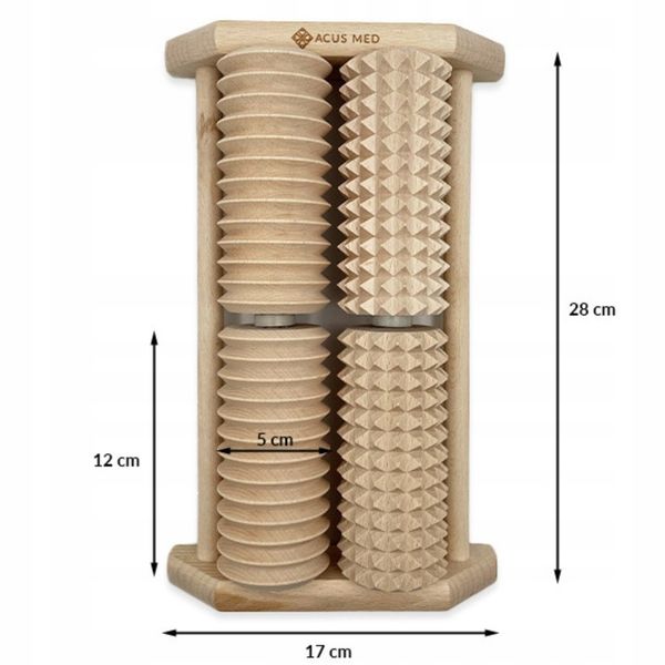Masażer receptor DREWNIANY do stóp DUŻY zdjęcie 2