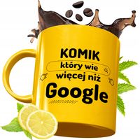 Złoty Kubek Premium Dla Komika Prezent Z Nadrukiem Ze Zdjęciem