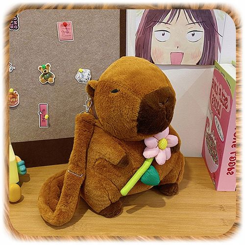 PLECAK PLUSZOWY KAPIBARA PLECACZEK CAPYBARA DO PRZEDSZKOLA SZKOŁY MASKOTKA na Arena.pl