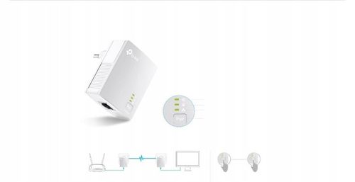 Transmiter sieciowy Power Line TP-Link TL-PA4010 KIT AV600 zestaw na Arena.pl